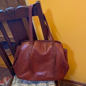 Margot Pebble Leather Shoulder Bag
